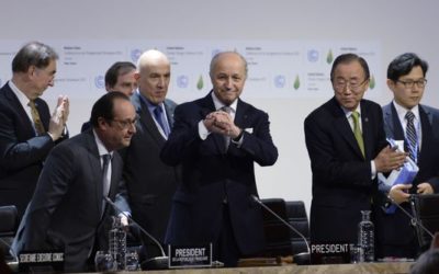 COP21 : Signature de l’Accord présenté en vue  dans l’après-midi ….