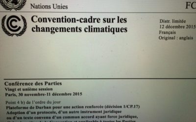COP21 : L’accord sur le climat est adopté par 195 pays