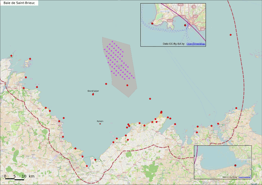 carte Saint brieuc