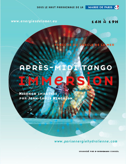 Concert et Café bal Tango à l’exposition « Immersion – Paris énergies renouvelables de la mer et des Fleuves »