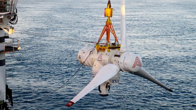 Hydrolien MeyGen – Atlantis installe en un temps record la 4è Turbine AR1500