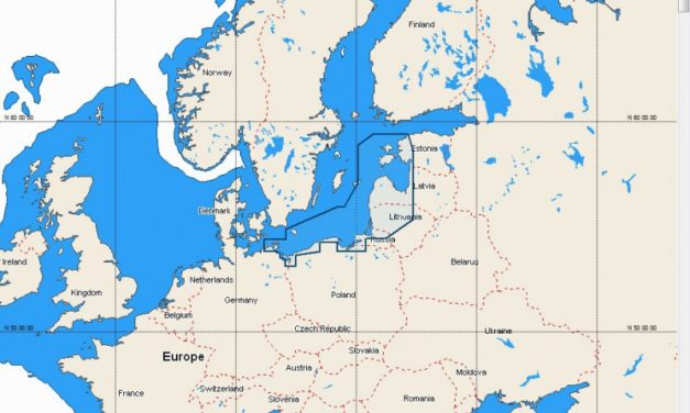 EDM 0203017 carte c map wide estonie sud ouest lettonie lituanie et pologne EDM203017