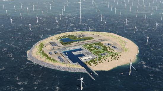 TenneT et Energinet lancent un nouveau concept : le Sea Wind Power Hub