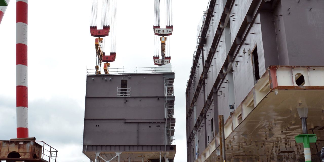 STX France débute l’assemblage de la sous-station ARKONA