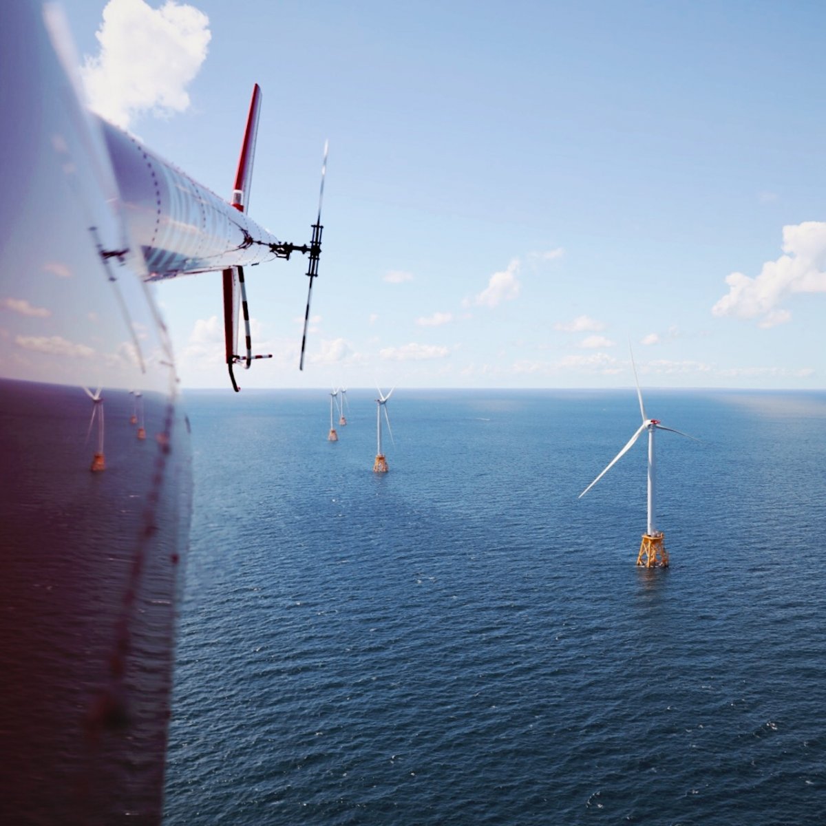 the us lags behind asia and europe in renewable energy crucerey sayswhile there are only five turbines at the new block island wind farm so far it could signal a milestone for the industry