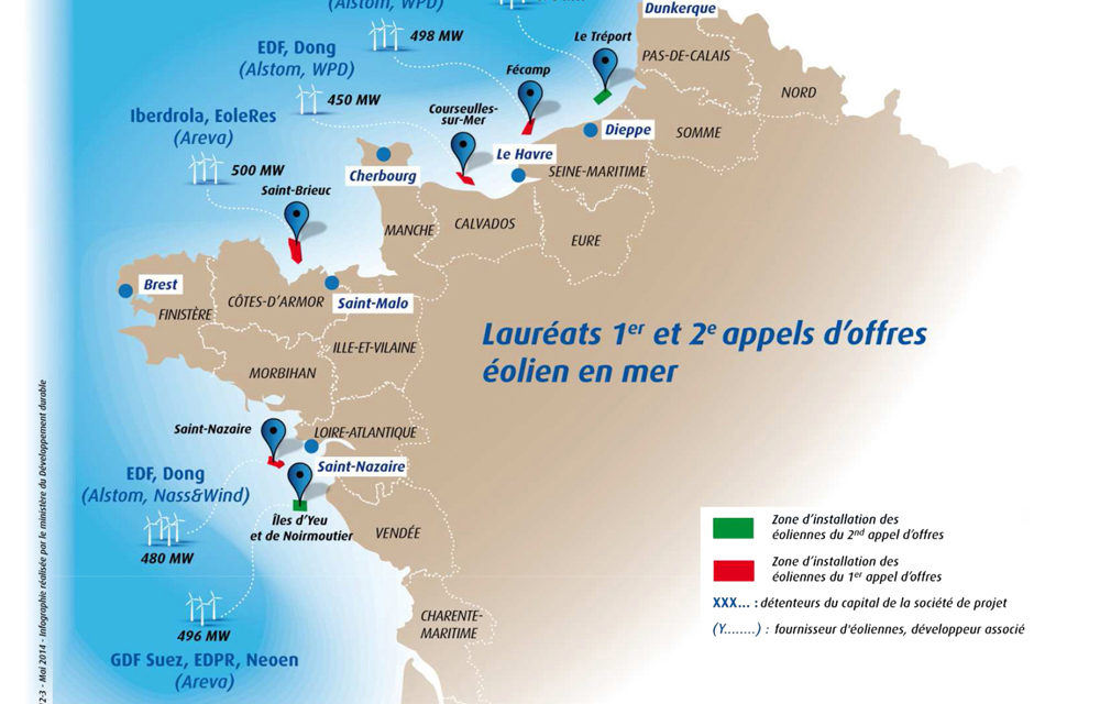 Le parc éolien en mer Dieppe-Le Tréport à l’agenda de Nicolas Hulot