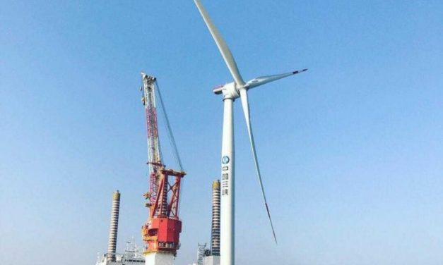 La première éolienne Haliade 150-6MW a été installée en Chine