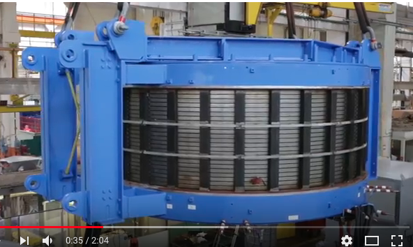 Jeumont Electric : Le rotor supraconducteur d’Ecoswing est à Bremervahen