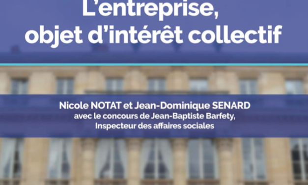 L’entreprise, objet d’intérêt collectif