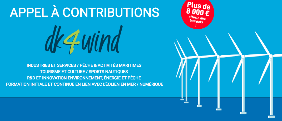 Eolien en mer : « dk4wind », un appel à contributions pour le projet Dunkerquois