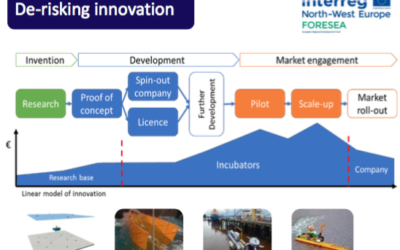 Nicolas Wallet, EU Senior Programme Manager de l’EMC, a présenté les objectifs et un bilan de FORESEA lors d’ICOE2018