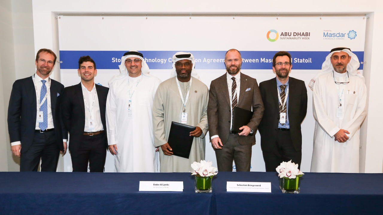Masdar and Statoil Collaborative Agreement Signing Batwind