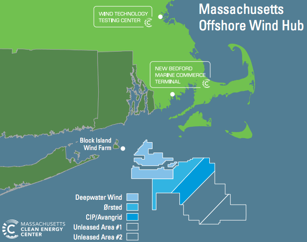 Massachussets : Les 4 projets  devraient créer 3000 emplois directs