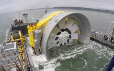 OpenHydro est connectée au réseau électrique de FORCE dans la baie de Fundy