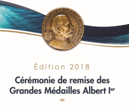 L’Institut océanographique Monaco remet ses quatre médailles Albert 1er pour 2018