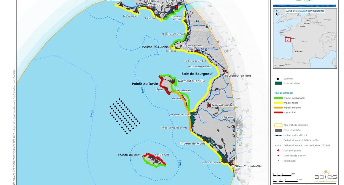 Offshore wind turbines of the islands of Yeu and Noirmoutier: green light