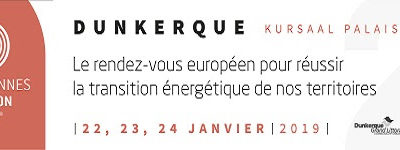 Evénements de janvier : Dunkerque notamment pour le futur parc éolien en mer, Orléans, Tokyo, puis, Paris et Lorient en février
