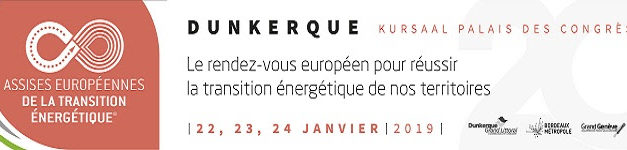 Evénements de janvier : Dunkerque notamment pour le futur parc éolien en mer, Orléans, Tokyo, puis, Paris et Lorient en février