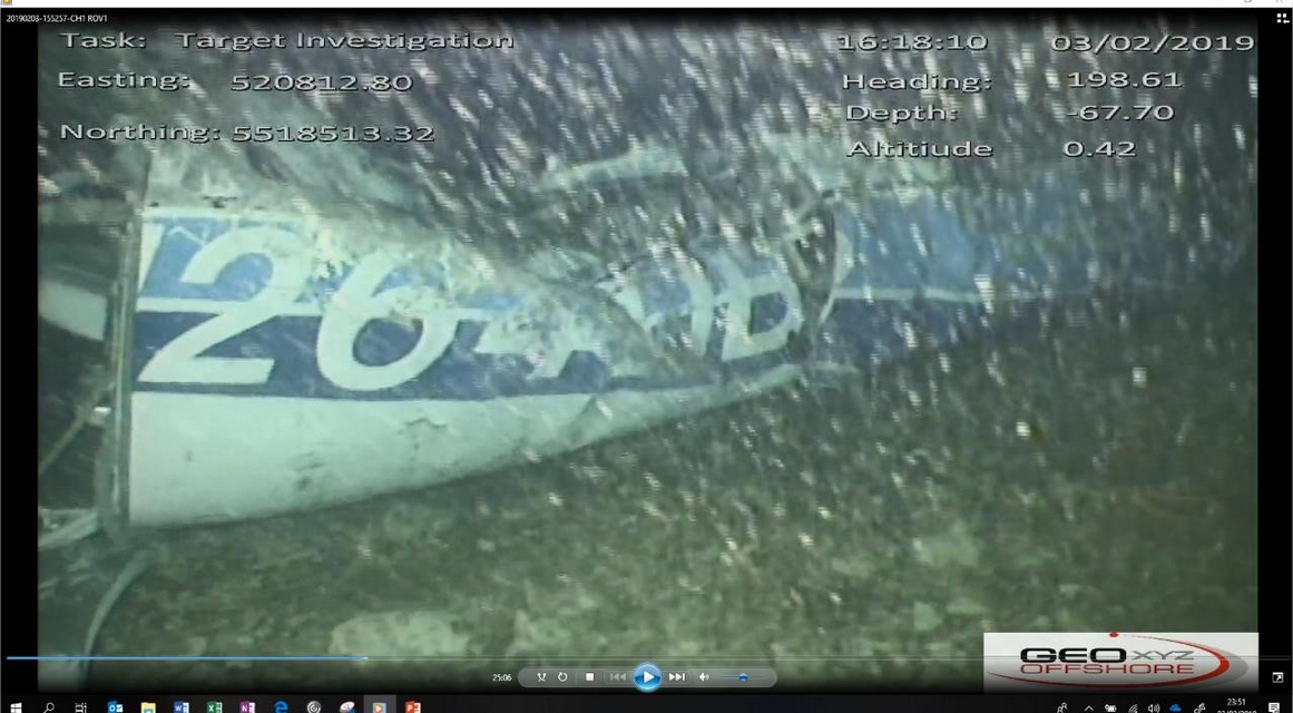 GEOxyz a transmis à l’AAIB le 3/02/2019 la photo de l’avion utilisé par Emiliano Sala