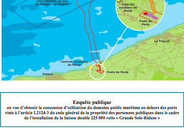 Parc en mer Dieppe Le Tréport : Avis favorable pour RTE