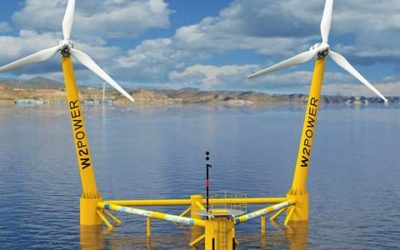 W2Power, l’éolienne flottante à double mats est au centre de test PLOCAN