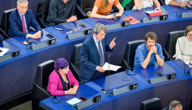 David Sassoli élu président du Parlement européen