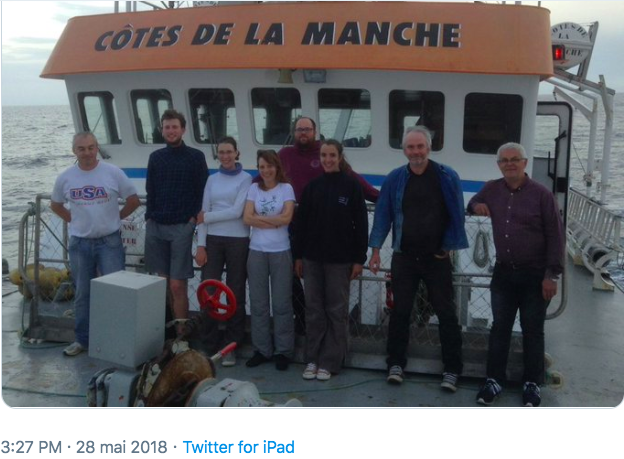 Programme APPEAL 2e année de suivi en mer sur le site de Groix et Belle‐Île