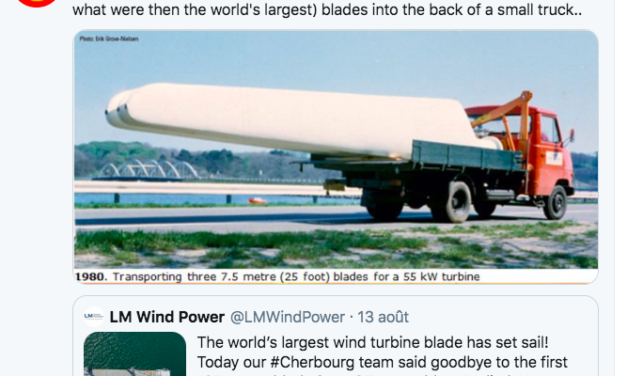 La pale d’Haliade-X 12 est arrivée chez ORE Catapult