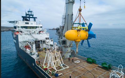 L’hydrolienne Sabella est à nouveau dans le passage du Fromveur