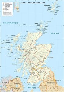 Scotland map EDM 14 10 019 fr