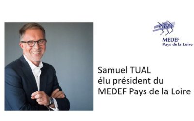 Samuel Tual élu au Medef des Pays de la Loire