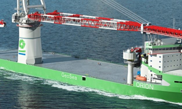 Le navire destiné à GeoSea – Deme va recevoir la grue HLC 295000 de Liebherr