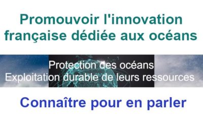 Les Trophées de l’innovation Océan se tiennent le 16 janvier 2020