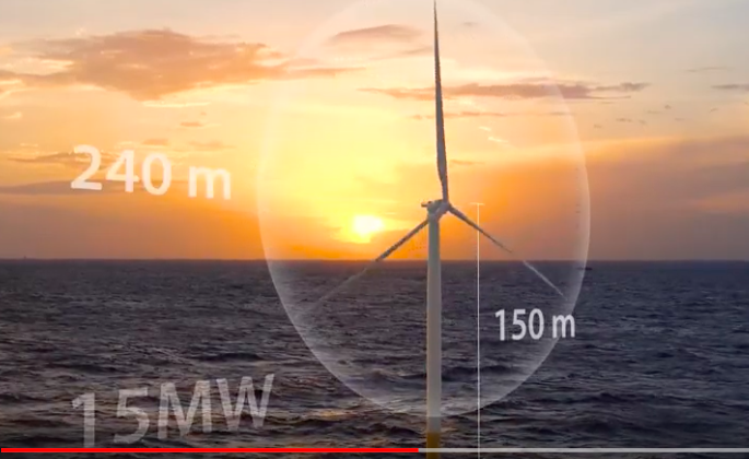 Eolien en mer : une nouvelle référence mondiale avec l’IEA 15 MW