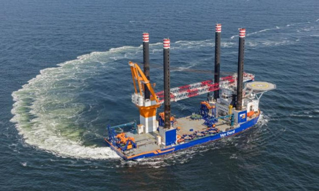 Van Oord devrait installer les jackets du parc éolien en mer de Saint-Brieuc