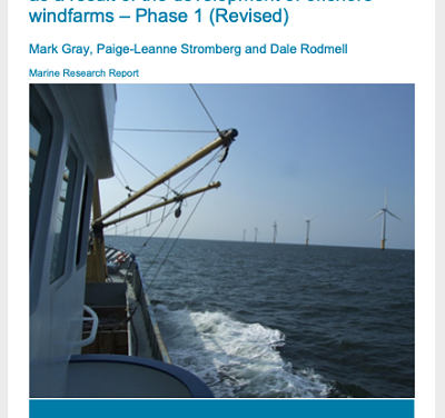 Rapports entre la pêche et l’éolien en mer au Royaume-Uni