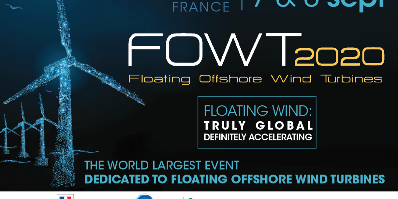 FOWT 2020 : Less than a month before the biggest event dedicated to floating offshore wind turbines