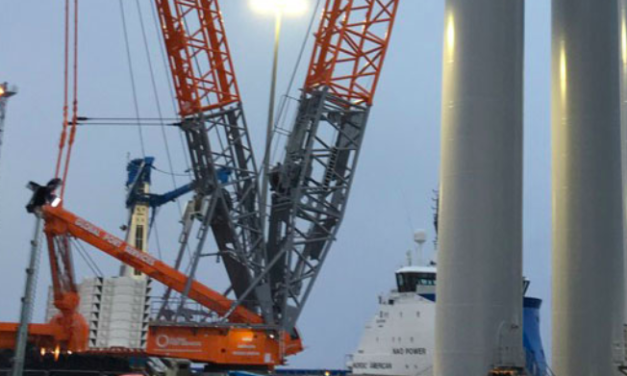 Windhoist retenu pour des travaux de pré-assemblage de Moray East et l’OTM de Siemens quitte le chantier d’Hoboken