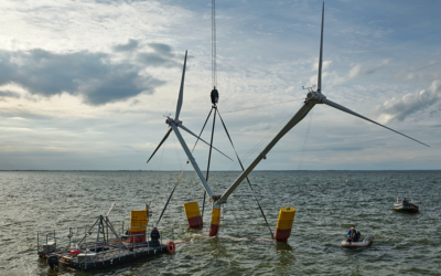 L’éolienne flottante Nezzy² commence ses tests en mer Baltique