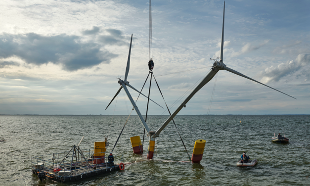 L’éolienne flottante Nezzy² commence ses tests en mer Baltique