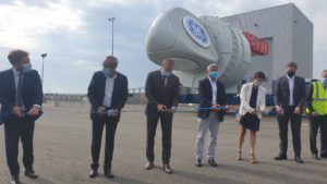 Parc de Saint-Nazaire : la première nacelle Haliade 150-MW6  est sur le quai de l’usine de Montoir en Bretagne – Partie 1 