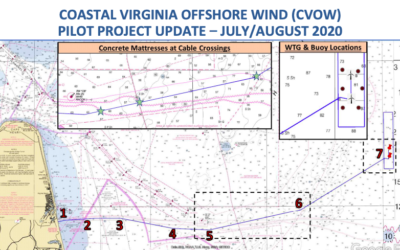 Dominion Energy a terminé la construction et les essais de son projet pilote éolien offshore de 12 MW.