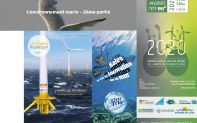 Les prochaines manifestations : CPDP Bretagne sud, e5t, Pro&Mer et attention les 10è assises de Port du Futur sont reportées et les RV Carnot seront 100% Online