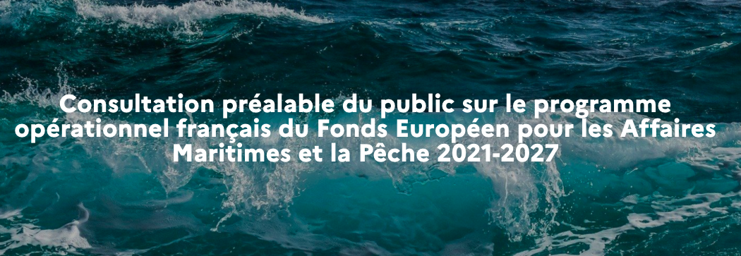 CNDP : Consultation sur le Fonds européen pour les affaires maritimes et la pêche (FEAMP) jusqu’au 20/12/2020.