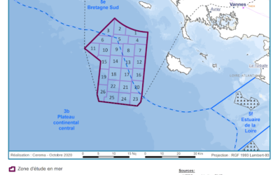 Eolien flottant en Bretagne sud : Quels emplacements choisissez-vous ?