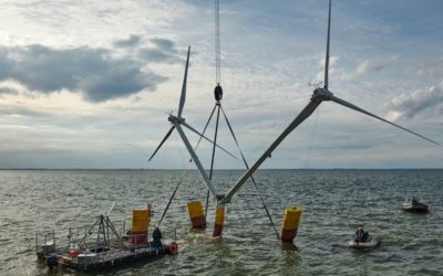 L’éolienne flottante Nezzy d’EnBW et d’aerodyn engineering passe le cap du 2ème test