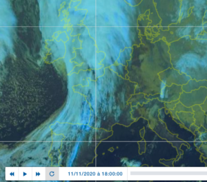 carte météo france vendée globe