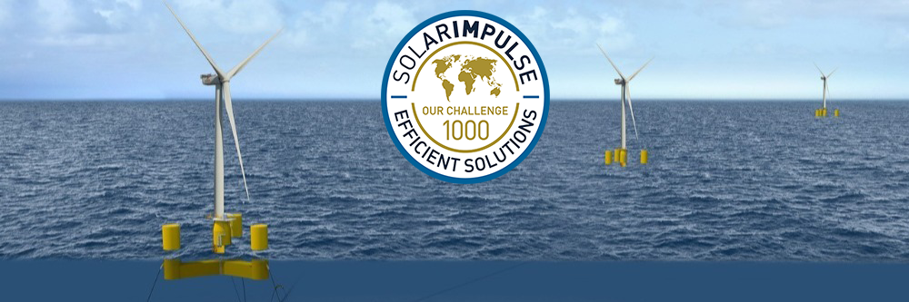 Le flotteur pour éoliennes en mer de Naval Energies labellisé par « Solar Impulse Efficient Solution »