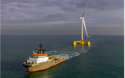 Boskalis a remorqué la première turbine de 9,5 MW de Kincardine