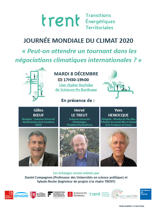 Journée mondiale du climat : Un objectif, deux webinaires et un livre